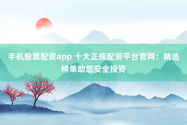 手机股票配资app 十大正规配资平台官网:精选榜单助您安全投资