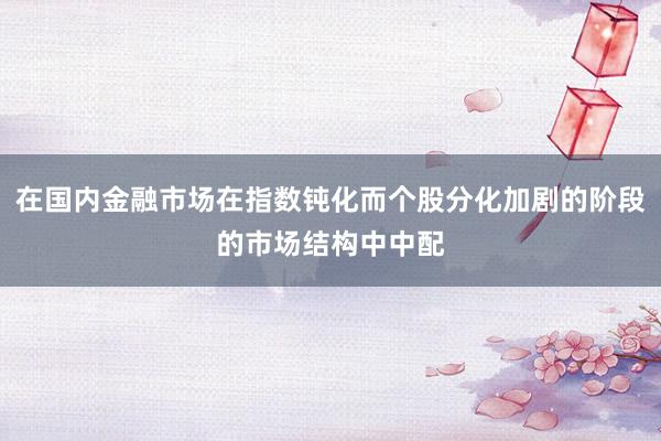 在国内金融市场在指数钝化而个股分化加剧的阶段的市场结构中中配